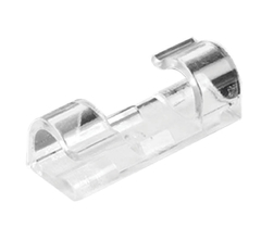CLIPS ORGANIZADOR DE CABOS E FIOS C/ ADESIVO TRANSPARENTE - C/5 PCS - comprar online