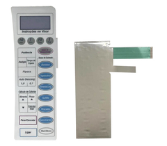 MEMBRANA COMPATIVEL PANASONIC NN7956 / 7954 BRANCA - CURVA