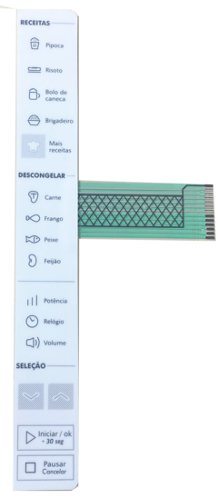 MEMBRANA COMPATIVEL BRASTEMP BMS 45 CB BRANCA - comprar online