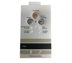 PAINEL DECORATIVO COMPATIVEL GELADEIRA BRASTEMP ATIVE 6º SENTIDO na internet