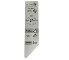 ADORNO / PAINEL DECORATIVO COLANTE MAQUINA DE LAVAR - BWX08A - BWX 08A - 8KG - CLEAN - PRATA - comprar online