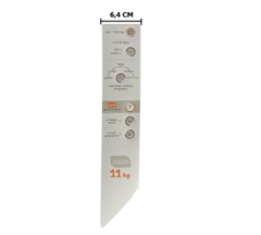 ADORNO / PAINEL DECORATIVO COLANTE MAQUINA DE LAVAR - BWC11A - 11KG - CLEAN - Diprimeira