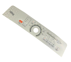 ADORNO / PAINEL DECORATIVO COLANTE MAQUINA DE LAVAR - BWQ12 - BWQ 12 - 12 KG - CINZA INOX
