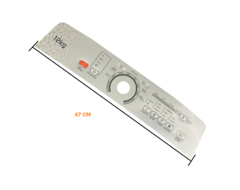 ADORNO / PAINEL DECORATIVO COLANTE MAQUINA DE LAVAR - BWQ12 - BWQ 12 - 12 KG - CINZA INOX - comprar online
