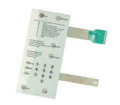 MEMBRANA COMPATIVEL MICROONDAS BRASTEMP BMP42 BRANCA COM DOURAR - comprar online