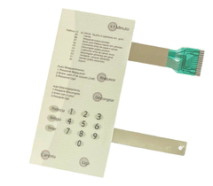 MEMBRANA COMPATIVEL MICROONDAS BRASTEMP BMP42 BRANCA SEM DOURADOR - comprar online