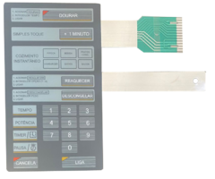 MEMBRANA COMPATIVEL MICROONDAS BRASTEMP BMP 28EJABB COM DOURAR