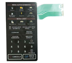 MEMBRANA COMPATIVEL MICROONDAS LG MS3047G - 12 PISTAS