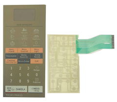 MEMBRANA COMPATIVEL MICROONDAS LG MH7044 L/LA ESPELHADA