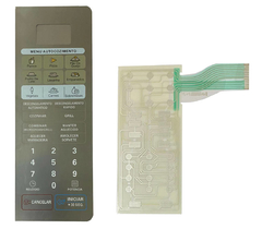 MEMBRANA COMPATIVEL MICROONDAS LG MH7048AP ESPELHADA