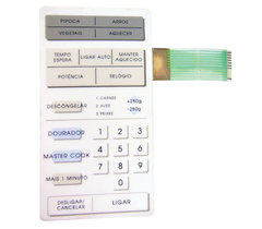 MEMBRANA COMPATIVEL MICROONDAS CCE MW1480/1550 COM DOURADOR