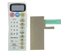 MEMBRANA COMPATIVEL MICROONDAS PANASONIC NNG69 - NN G 69 - COM RELEVO - comprar online