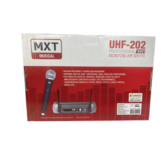 MICROFONE SEM FIO PROFISSONAL UHF-202 - MXT na internet