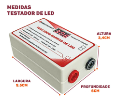 TESTADOR DE BARRA DE LED 0 A 320V - AUTOMATICO - Diprimeira