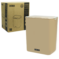 LIXEIRA INTELIGENTE AUTOMATICA C/ SENSOR DE APROXIMACAO - 14 LITROS PILHA AA