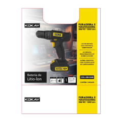 FURADEIRA E PARAFUSADEIRA SEM FIO - KOKAY - C/ MALETA + ACESSÓRIOS 12V - 110/220V na internet