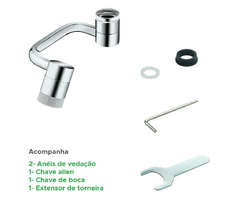 EXTENSOR MOVEL PARA TORNEIRAS - IDEAL PARA BANHEIRO - loja online