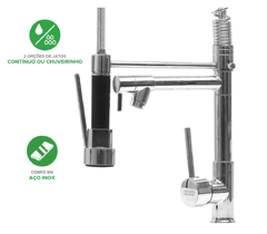 TORNEIRA GOURMET MONOCOMANDO COM SPRAY EXTENSOR na internet