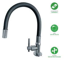 TORNEIRA DE BANCADA PARA COZINHA - FLEXIVEL - comprar online