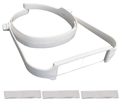 LUPA DE CABECA TK 600 BRANCA - 4 LENTES