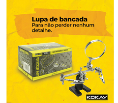 LUPA DE BANCADA ARTICULADA COM GARRAS - Diprimeira