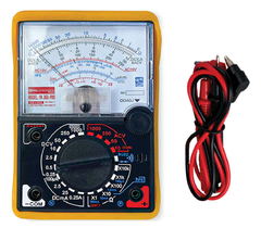 MULTIMETRO ANALOGICO 20 MEGA 1000V - COM BIPE SONORO E CAPA COM APOIO