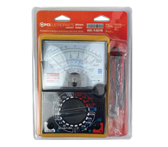 MULTIMETRO ANALOGICO 20 MEGA 1000V - COM BIPE SONORO E CAPA COM APOIO - Diprimeira