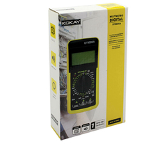 MULTIMETRO DIGITAL COM CAPACIMETRO E BEEP - DT9205A - KOKAY - loja online