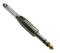 PLUG P10 ESTÉRO COM MOLA - PRATA / PONTA GOLD - comprar online