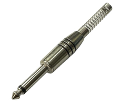 PLUG P10 MONO - PRATA E PRETO - COM MOLA - comprar online