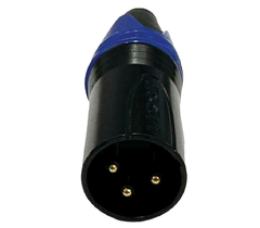 PLUG XLR MACHO - AZUL ( CANNON MACHO ) na internet