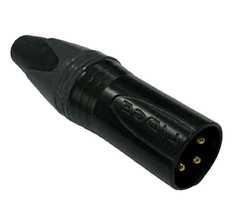 Imagem do KIT - PLUG XLR FEMEA + XLR MACHO ( CANNON ) PRETO