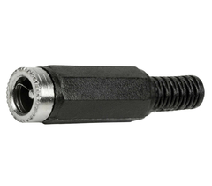 PLUG J4 PARA CABO - 2.1 / 5.5MM - PLASTICO - comprar online