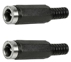 PLUG J4 PARA CABO - 2.1 / 5.5MM - PLASTICO na internet