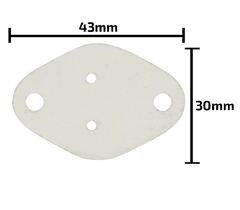 MICA ISOLANTE PARA TRANSISTOR - FORMATO TO3 / TO-3 - comprar online