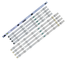 KIT BARRAMENTO DE LED COMPATIVEL SAMSUNG 43MU6100 - 43KU6300 - 43MU6300G