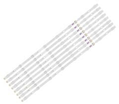 KIT BARRAMENTO DE LED COMPATIVEL SAMSUNG UN65JU6000/UN65JU6500/UN65JU7500 - Diprimeira