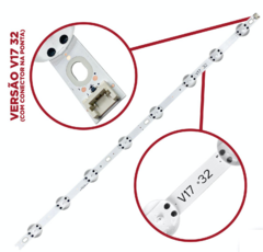 BARRAMENTO DE LED COMPATIVEL 32LK610BPSA /32LK615BPSB / 32LK615BPSA - CONECTOR NA PONTA na internet
