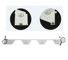 KIT BARRAMENTO DE LED DL3960 / DL3960 (A) F - 8 BARRAS na internet
