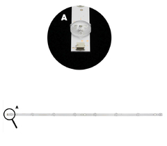 KIT BARRAMENTO DE LED TC-40D400B / TC-40D600B / TC-40FS600B / TC-40DS600BE / TC-40D5600B / TC-40FS600 na internet