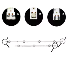 KIT BARRAMENTO DE LED COMPATIVEL SAMSUNG 43J5200 / 43J5200AG / 43J5290 - comprar online