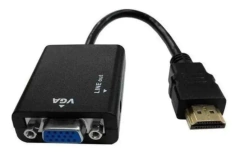 CONVERSOR HDMI PARA VGA-SAIDA R/L