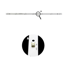 KIT BARRAMENTO DE LED COMPATIVEL PHILCO PH28N91 / PH28N91D - DSGW na internet