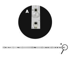 KIT BARRAMENTO DE LED 32PHG4900 - 32D1452/20 - 32GJ315D07 - 32D1352 - LE32H1461 na internet