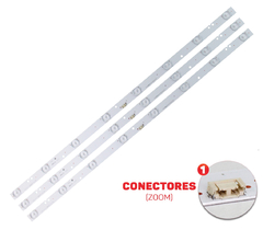 KIT BARRAMENTO DE LED DL3270 / DL3271 / DL 3277 - CONECTOR CENTRAL na internet