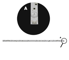 KIT BARRAMENTO DE LED COMPATIVEL TOSHIBA DL3270 / DL3271 / DL3277 - loja online