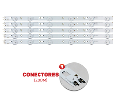 KIT BARRAMENTO DE LED COMPATIVEL UN40EH5000 / UN 40EH5300 / UN40EH6030 - comprar online