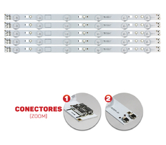 KIT BARRAMENTO DE LED COMPATIVEL UN40EH5000 / UN 40EH5300 / UN40EH6030 na internet