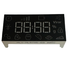 DISPLAY DE MICROONDAS COMPATIVEL PHILCO PME25 E BRASTEMP BMS45 - YH-ML57AS-01 na internet