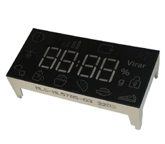 DISPLAY DE MICROONDAS COMPATIVEL PHILCO PME25 E BRASTEMP BMS45 - YH-ML57AS-01 - Diprimeira